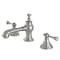 Kingston Brass KC7068BL 8" Widespread Bathroom Faucet, Brushed Nickel KC7068BL - alternate 1